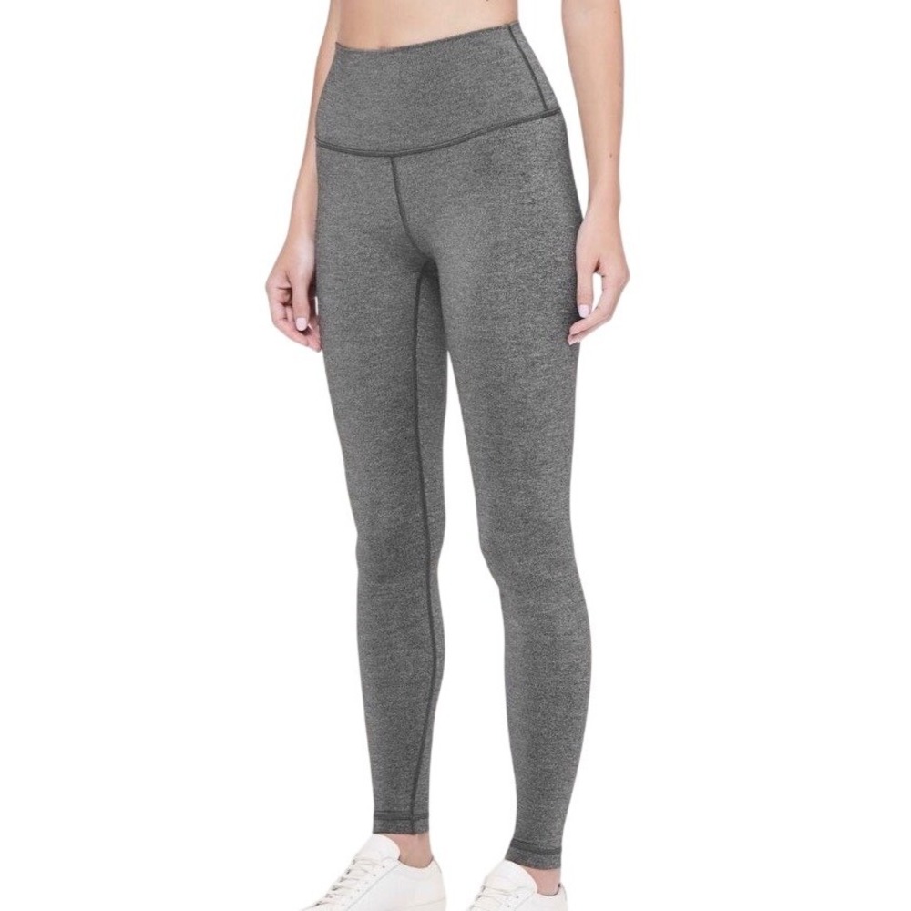 Lululemon Women 8 Wunder Under High Rise Luxtreme Tight Legging W5BBBS Gray